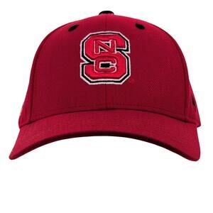 NC State Wolfpack Top of the World Baseball Hat Men's Red Stretch Fit